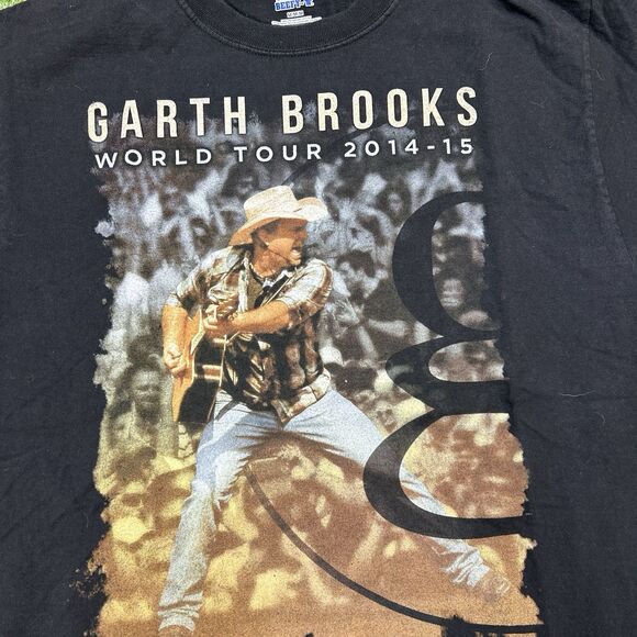 Garth Brooks Retro Graphic Print Concert T-Shirt Size Medium - Picture 2 of 5